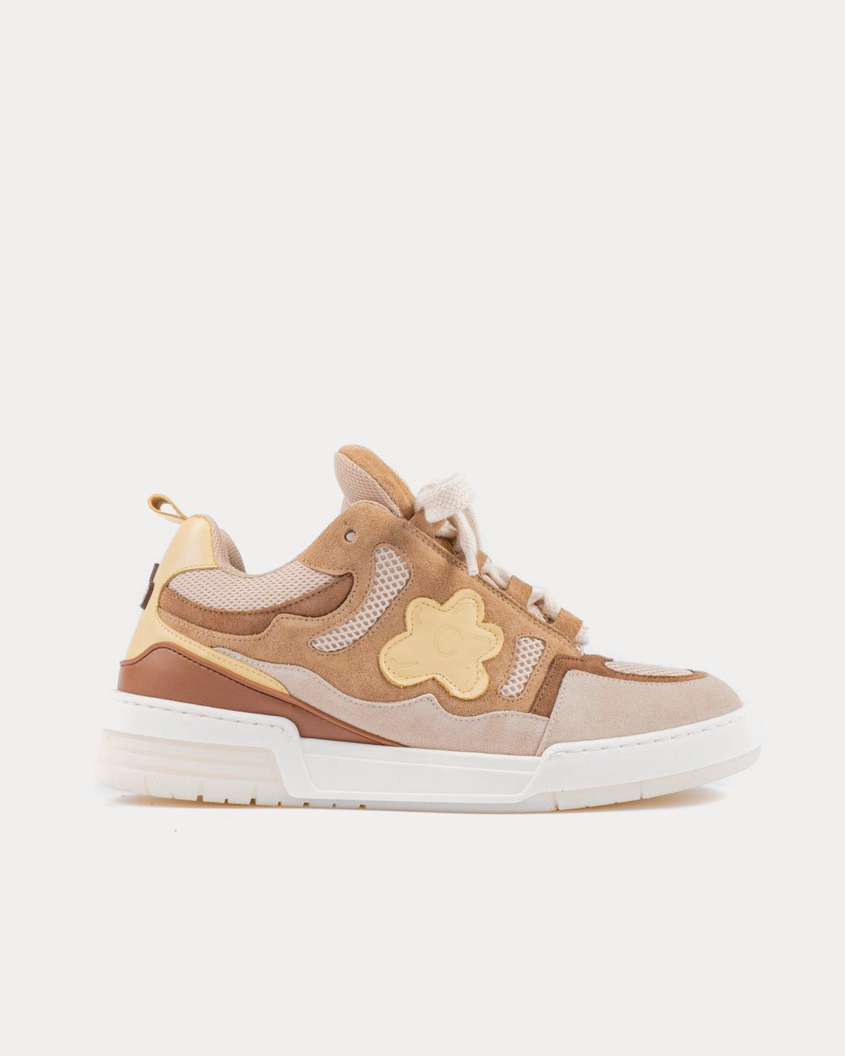 Flower Instincts x Sneakmart Mad Hunny Beige / White Low Top Sneakers ...