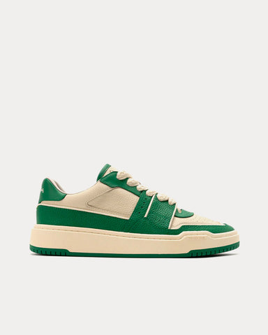 Foot Industry 90's Skate Off-White / Green Low Top Sneakers