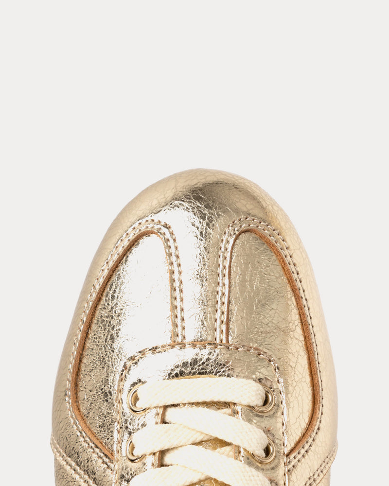 Foot Industry Ballet German Gold Low Top Sneakers - 5