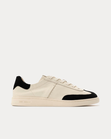 Foot Industry GAT OP Leather White / Anthracite Low Top Sneakers