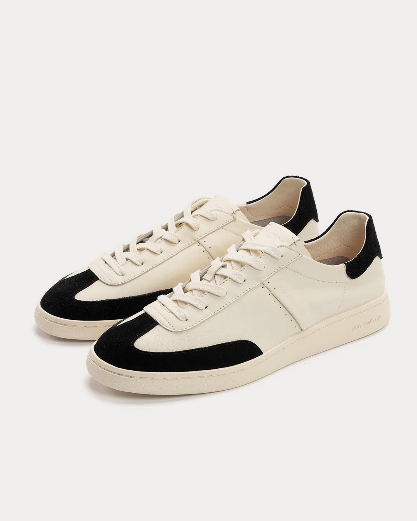 Foot Industry GAT OP Leather White / Anthracite Low Top Sneakers - 2