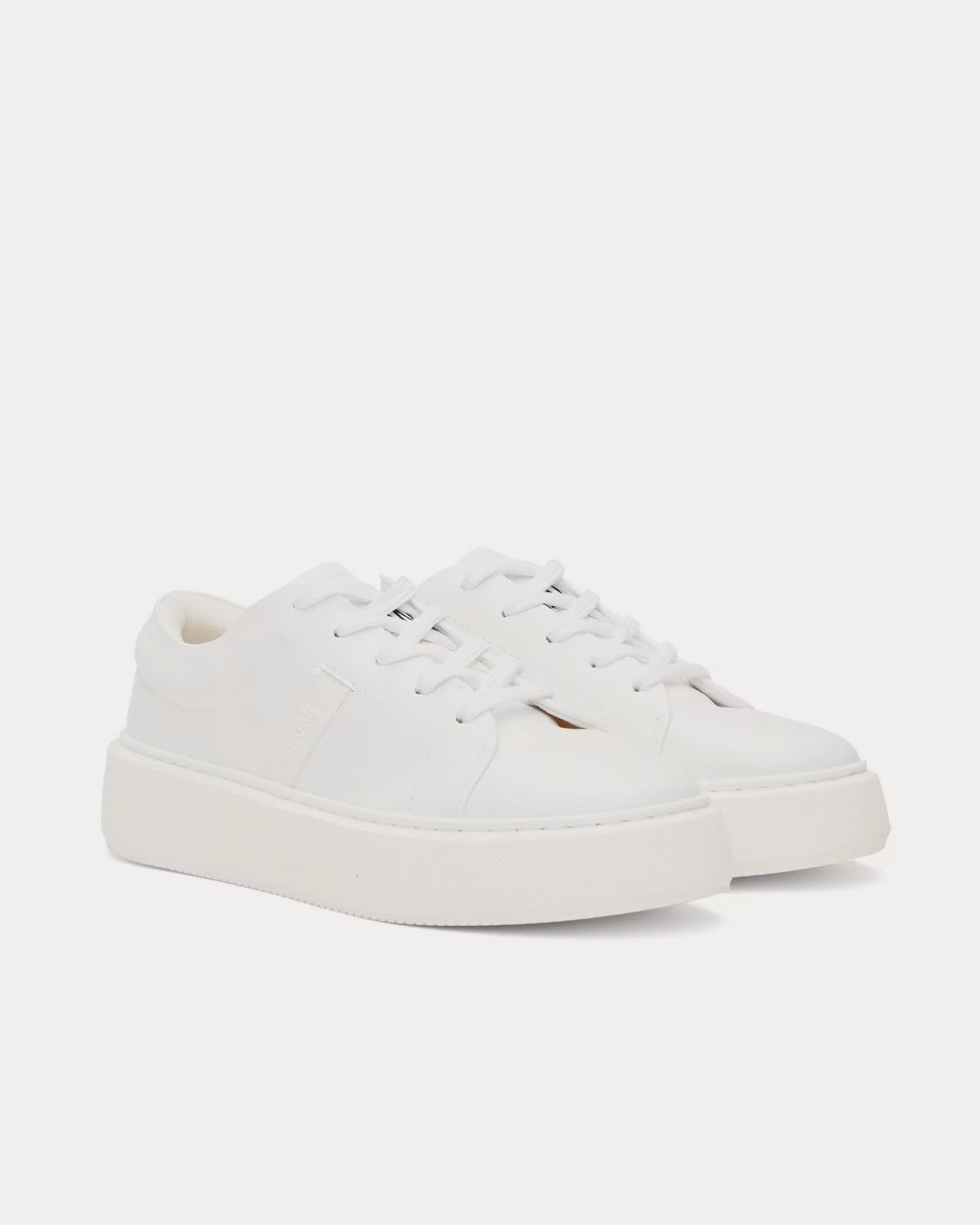 Ganni Sporty Mix Cupsole Egret White Low Top Sneakers - 2