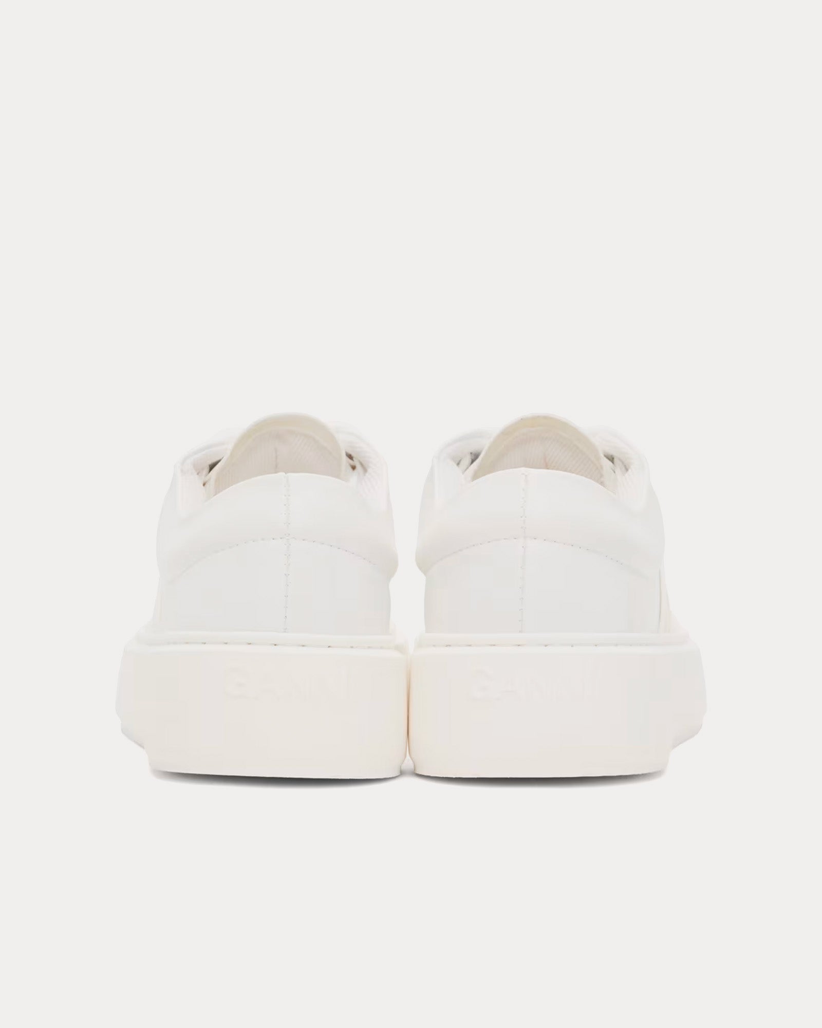 Ganni Sporty Mix Cupsole Egret White Low Top Sneakers - 3