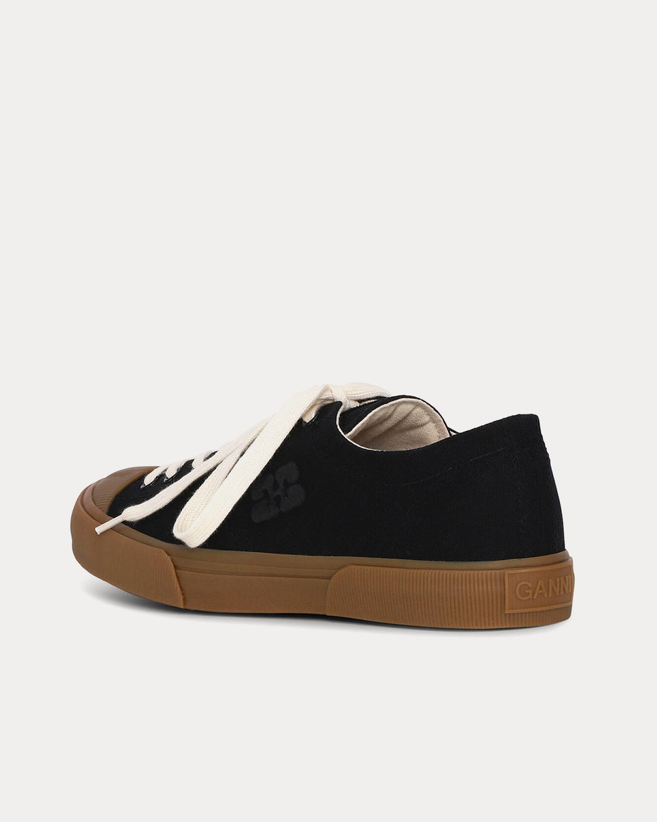 Ganni Classic Canvas Black Low Top Sneakers - Sneak in Peace