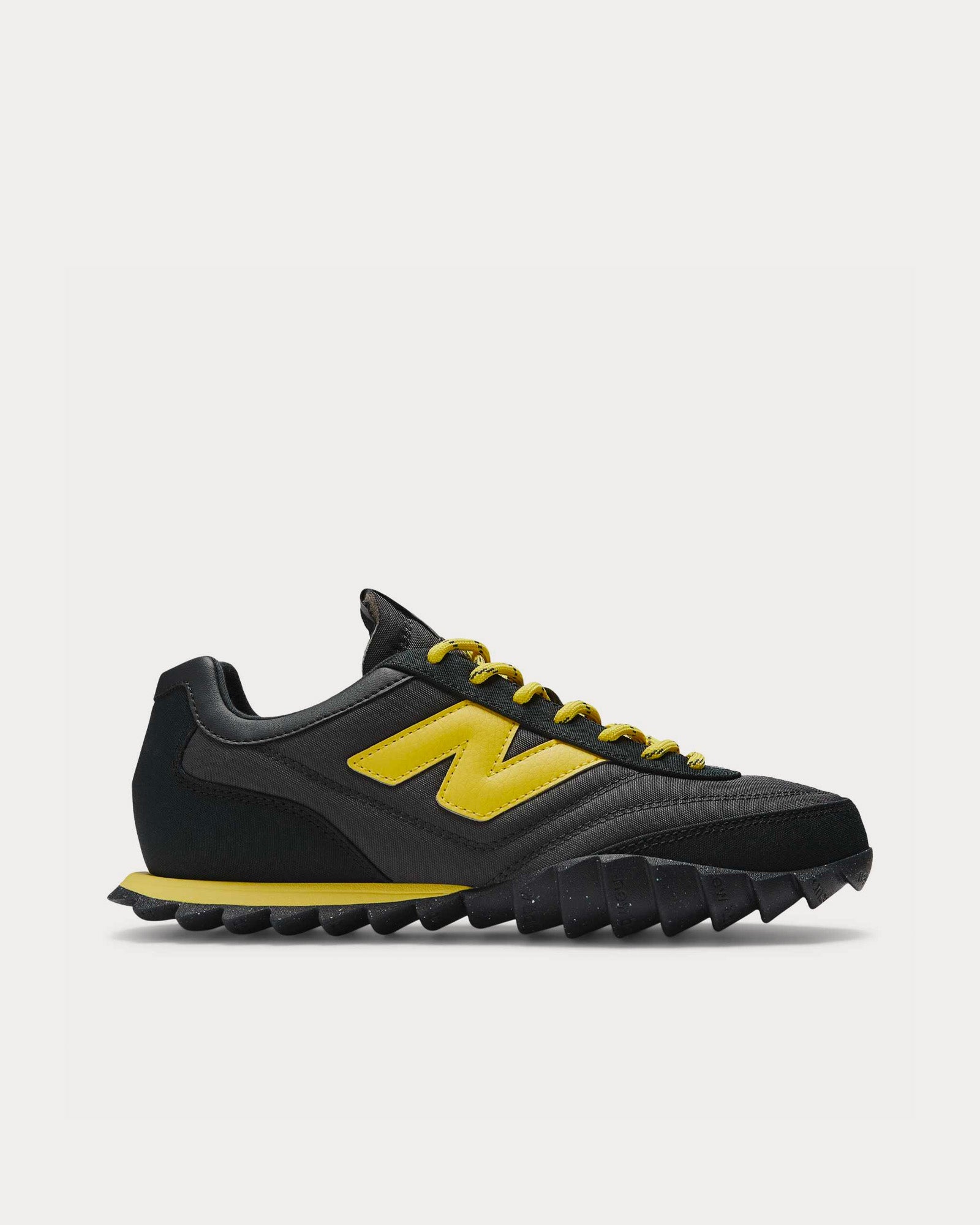 New Balance x Ganni RC30 Black / Blazing Yellow Low Top Sneakers - 1