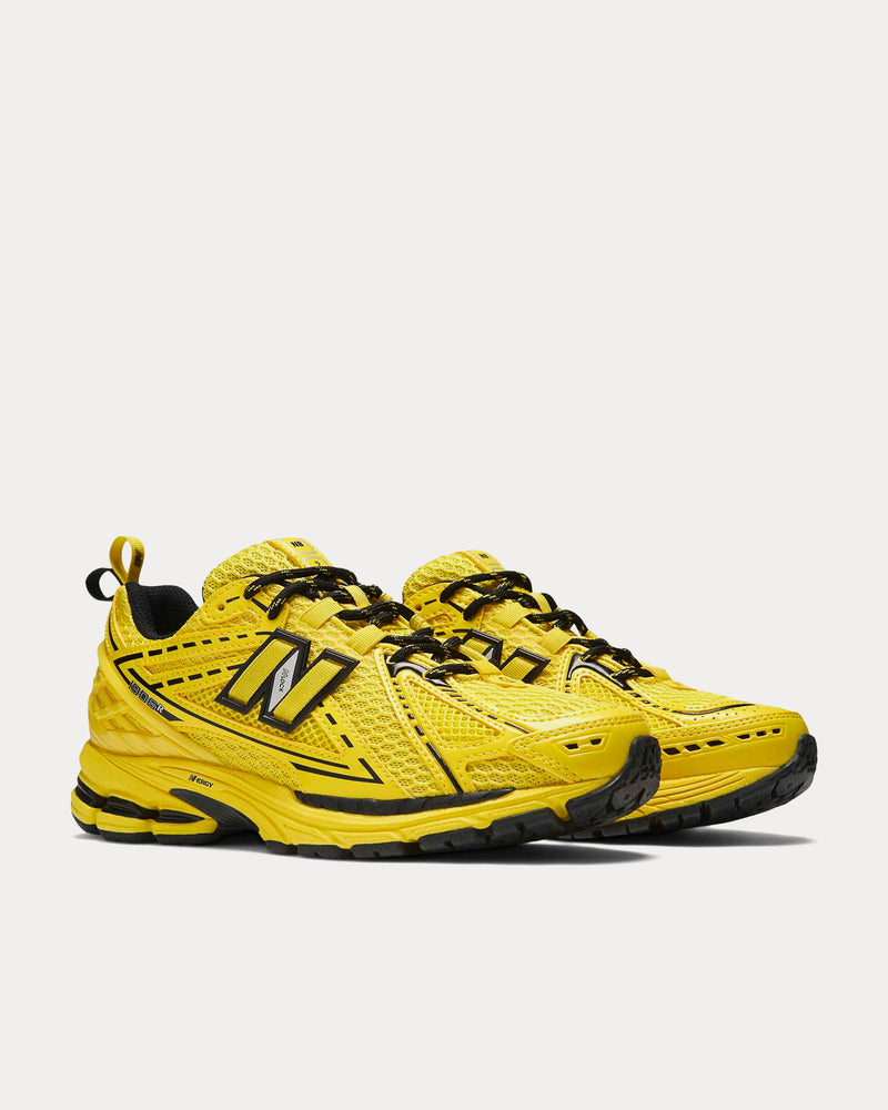 New Balance x Ganni 1906R Blazing Yellow / Black Low Top Sneakers - 3