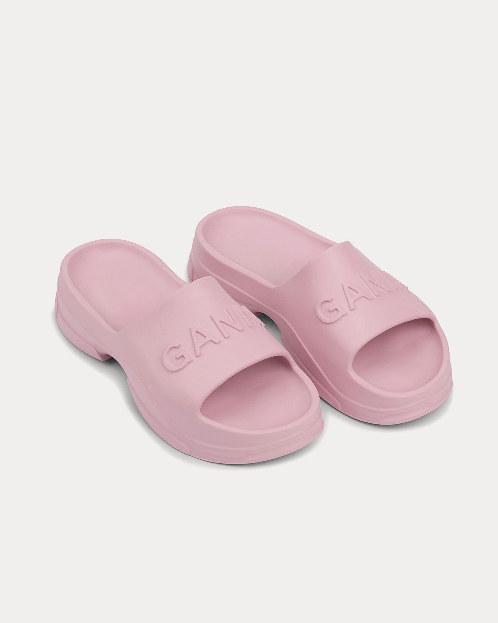 Ganni Pool Chalk Pink Slides - 2