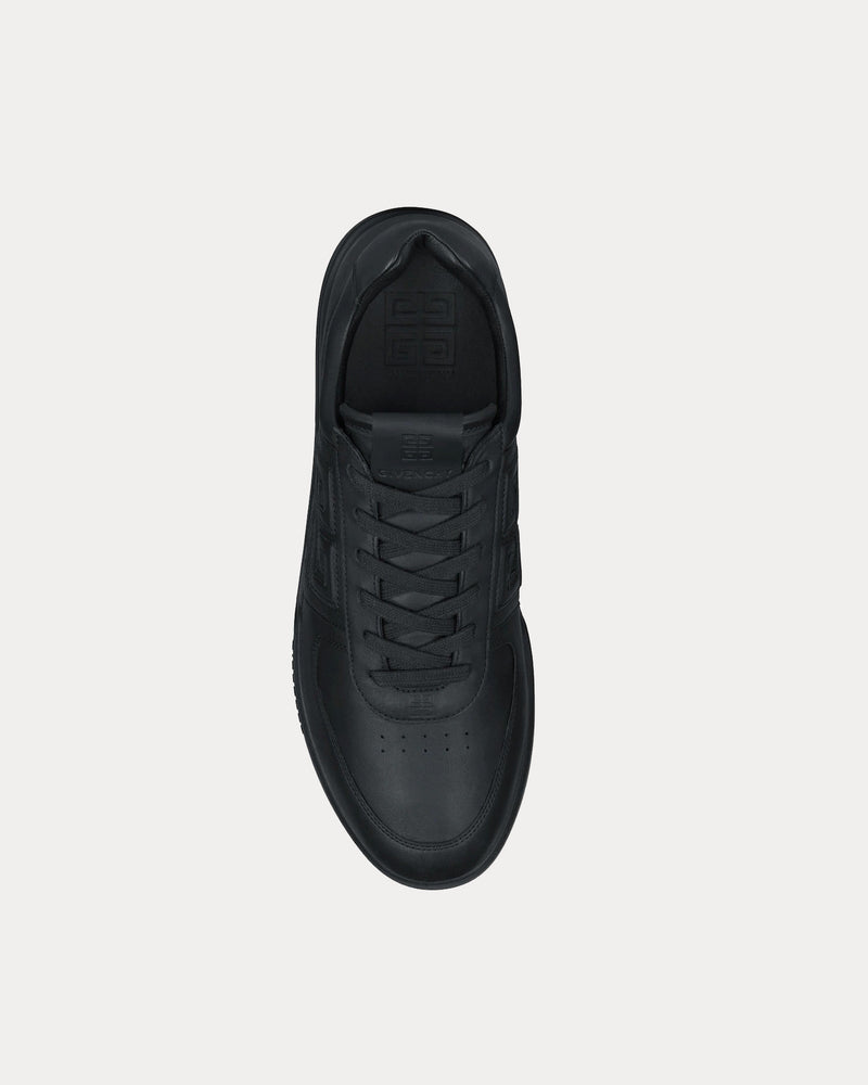 Givenchy G4 Leather Black Low Top Sneakers - 2