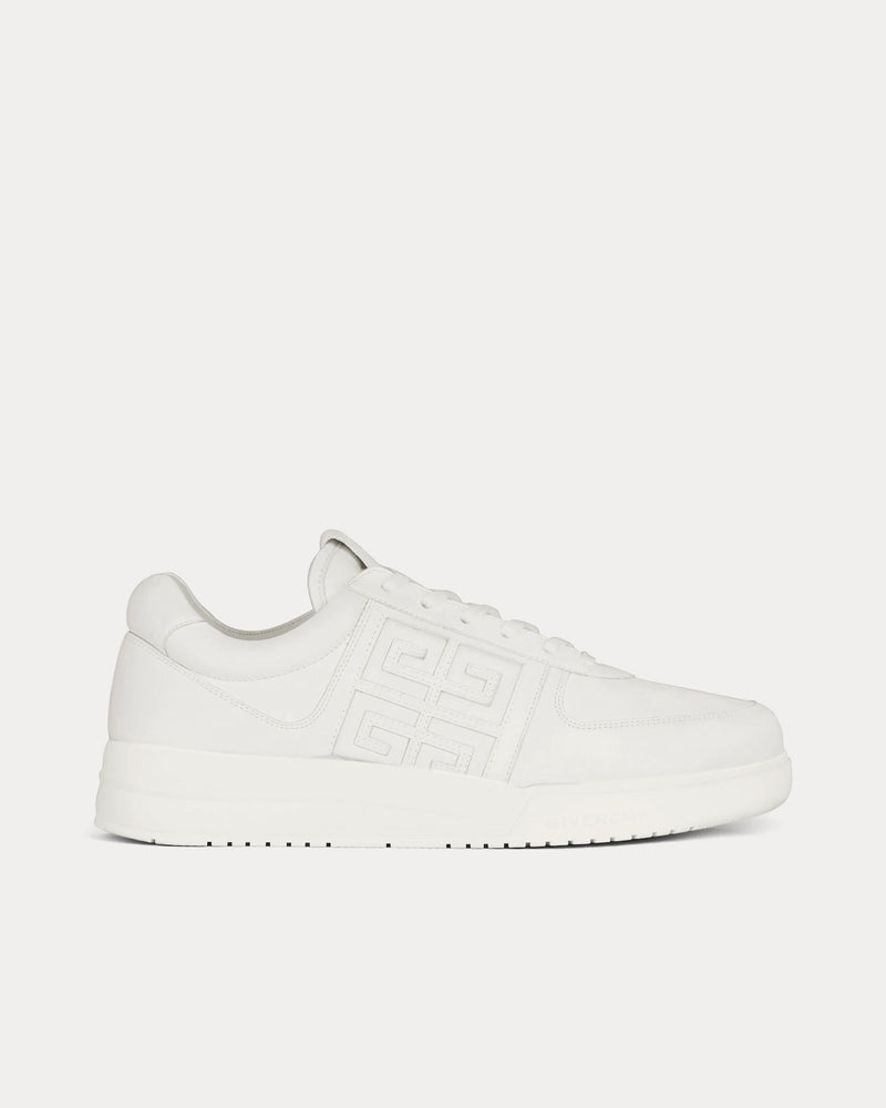 Givenchy G4 Leather White Low Top Sneakers - 1