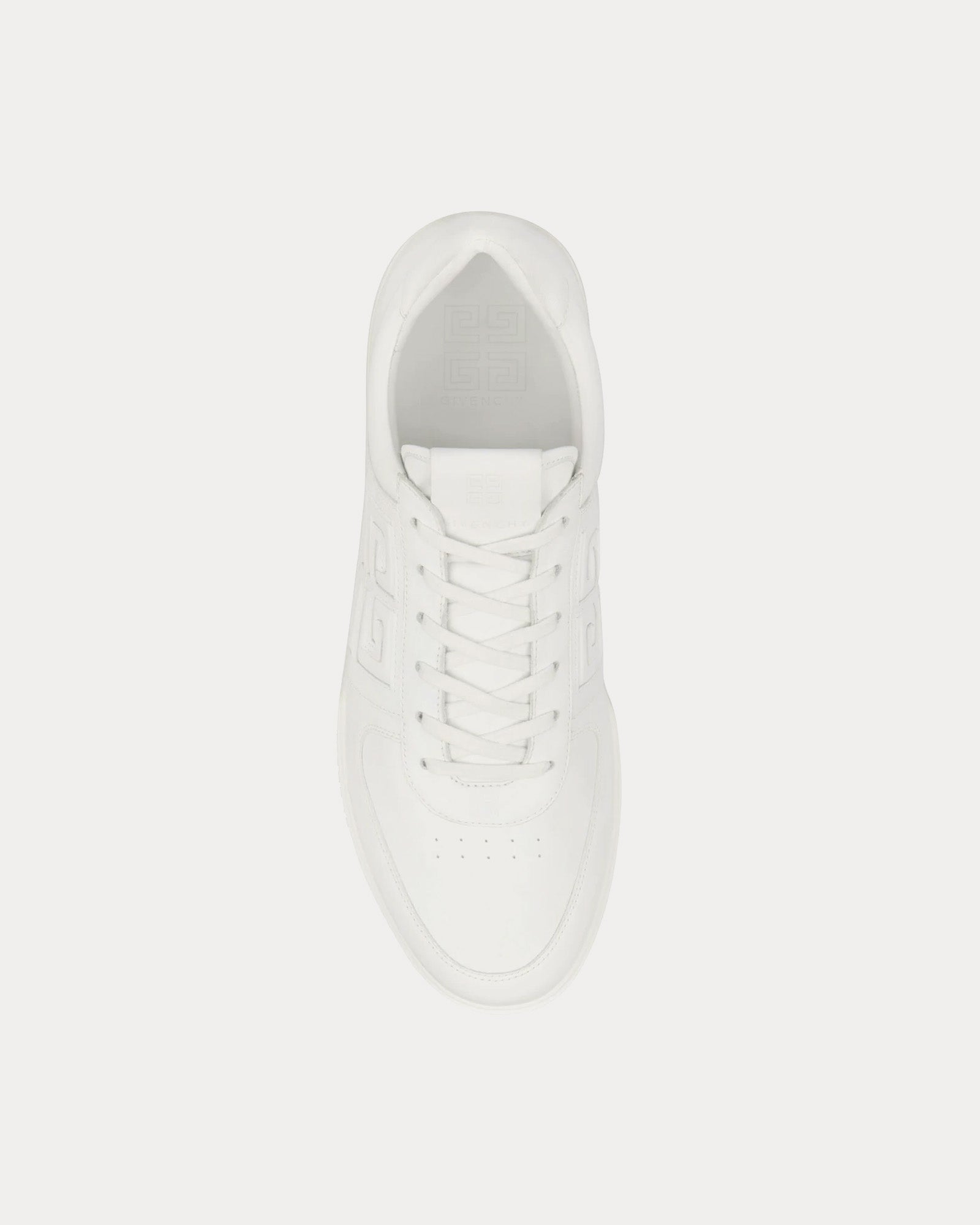 Givenchy G4 Leather White Low Top Sneakers - 2