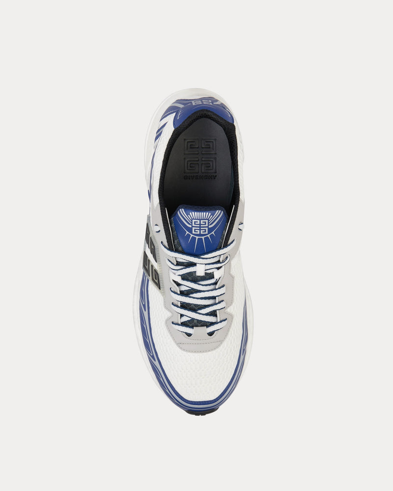 Givenchy NFNTY-52 Runners Synthetic, Leather & Mesh Navy / White Low Top Sneakers - 2