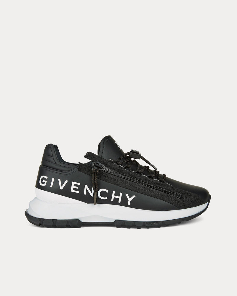 Givenchy Spectre Runner Leather With Zip Black Low Top Sneakers - 1