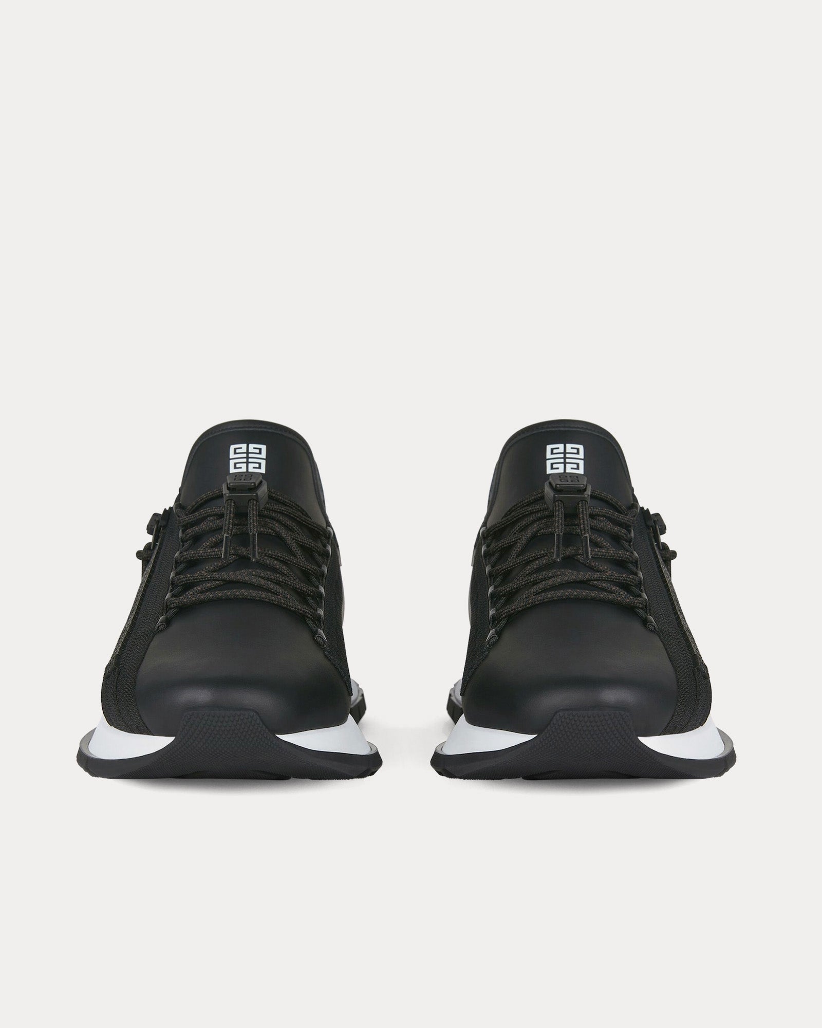 Givenchy Spectre Runner Leather With Zip Black Low Top Sneakers - 3