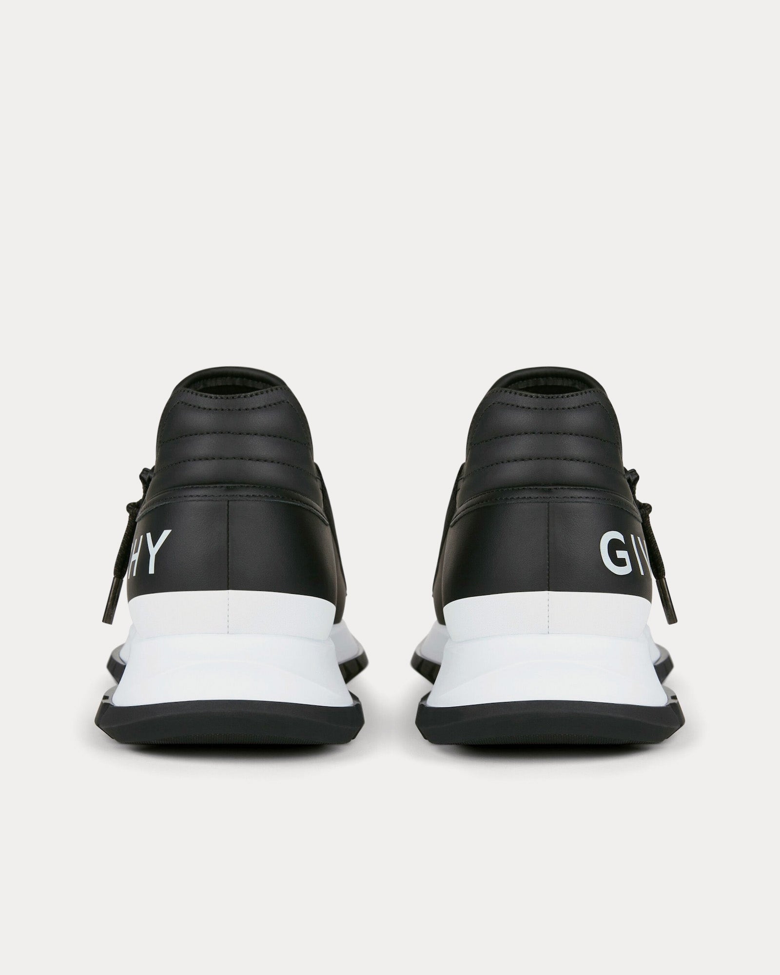 Givenchy Spectre Runner Leather With Zip Black Low Top Sneakers - 4