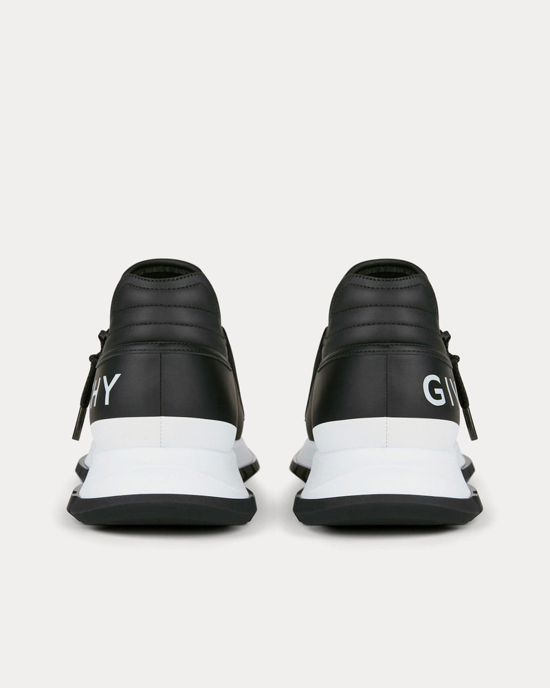 Givenchy Spectre Runner Leather With Zip Black Low Top Sneakers - 4