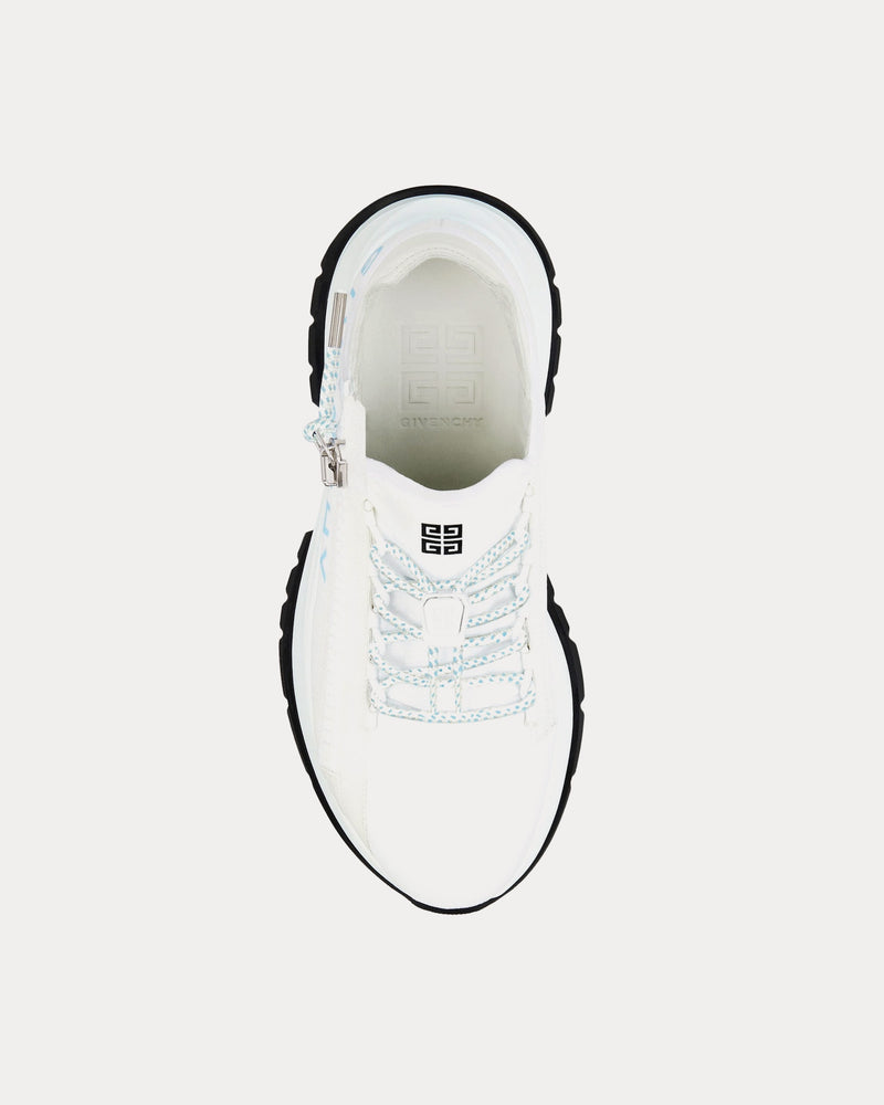 Givenchy Spectre Runner Leather With Zip White / Blue Low Top Sneakers - 2