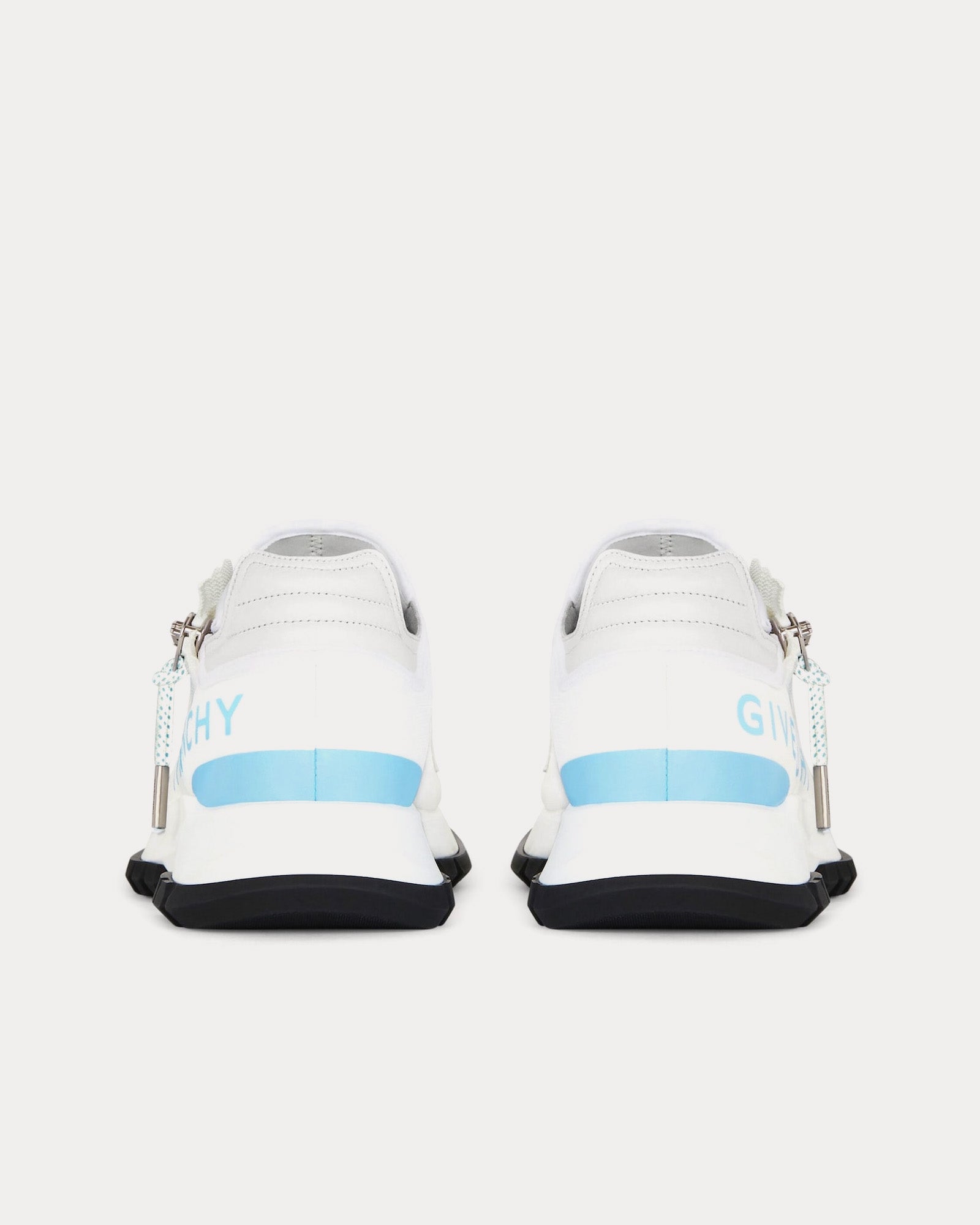 Givenchy Spectre Runner Leather With Zip White / Blue Low Top Sneakers - 3