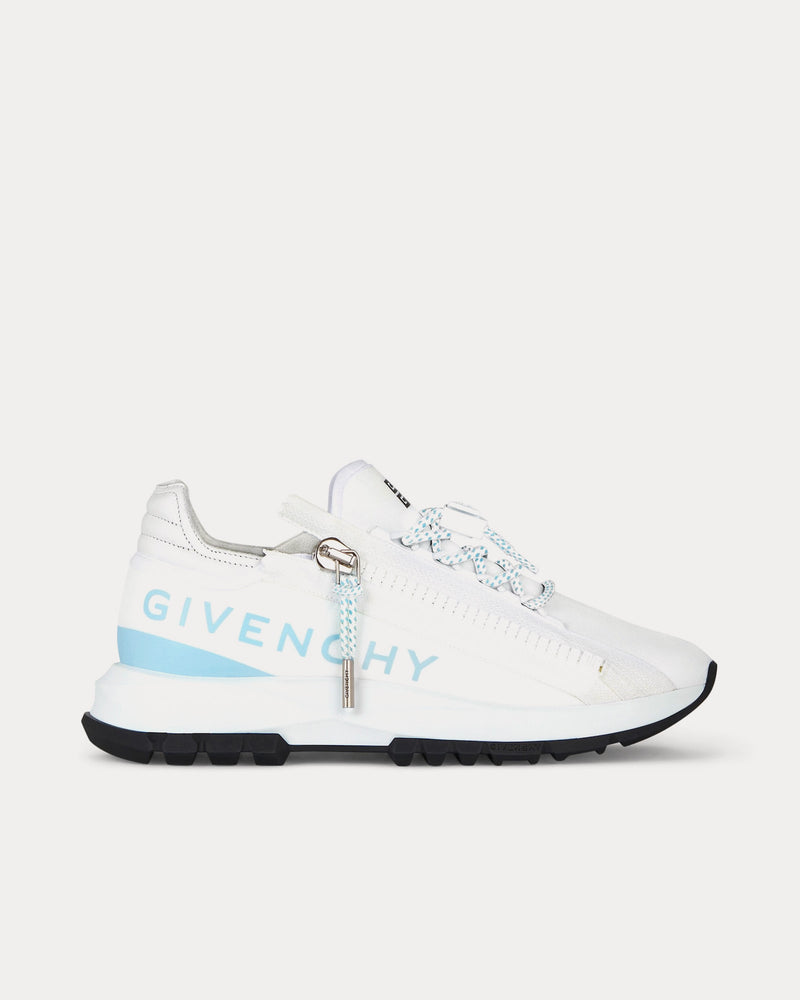 Givenchy Spectre Runner Leather With Zip White / Blue Low Top Sneakers - 1