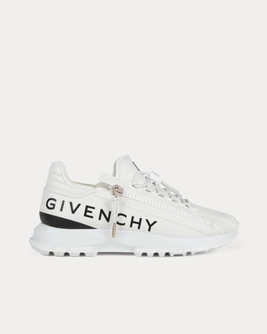 Givenchy Spectre Runner Leather With Zip White / Black Low Top Sneakers