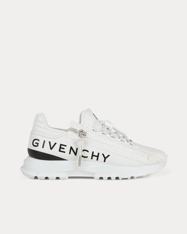 Givenchy Spectre Runner Leather With Zip White Low Top Sneakers