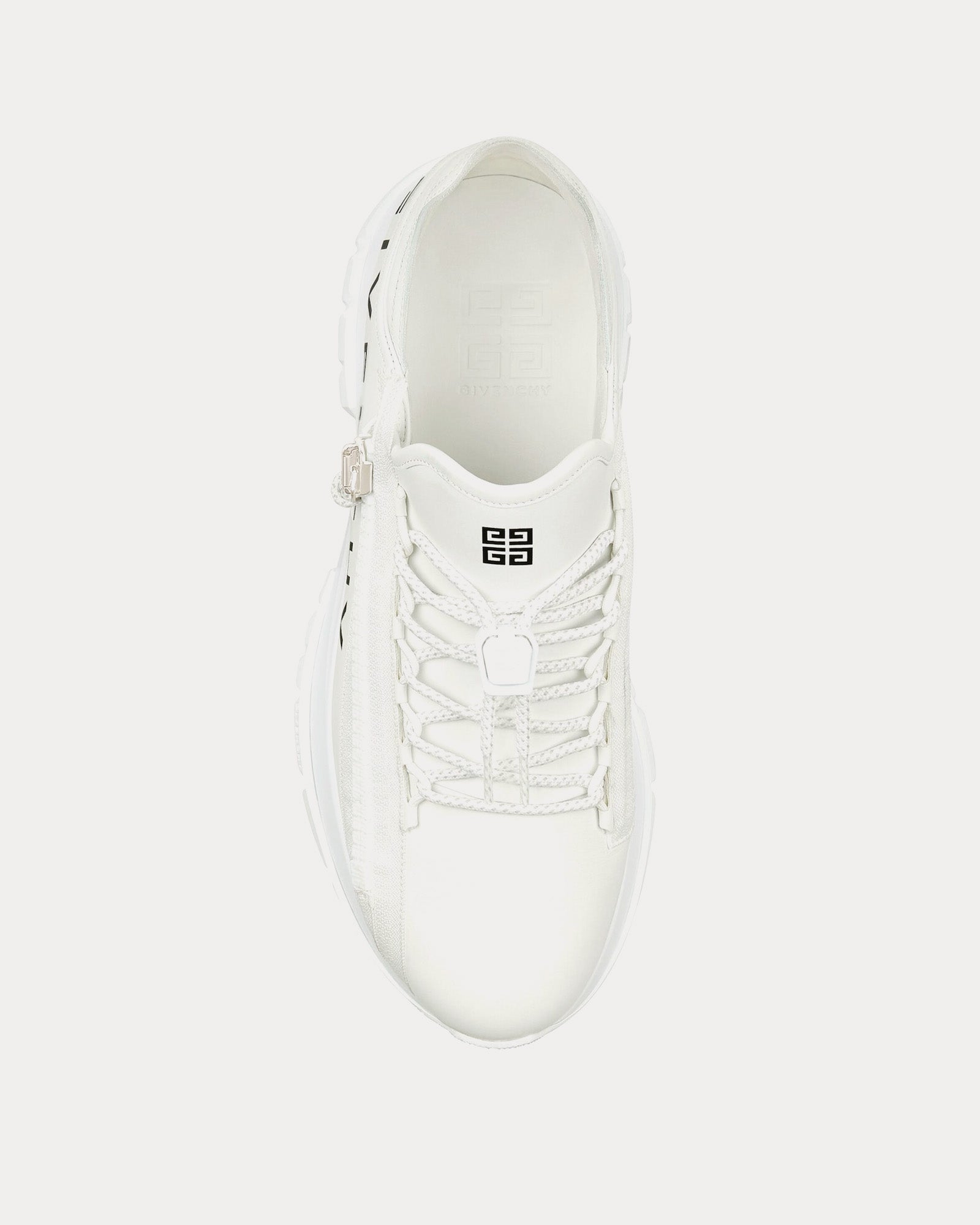 Givenchy Spectre Runner Leather With Zip White Low Top Sneakers - 2