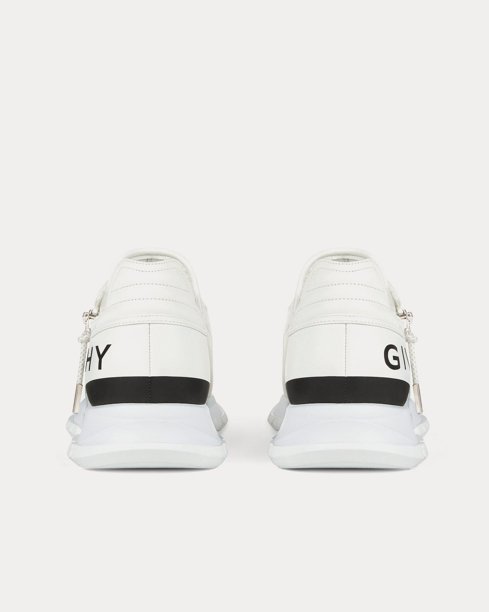 Givenchy Spectre Runner Leather With Zip White Low Top Sneakers - 4