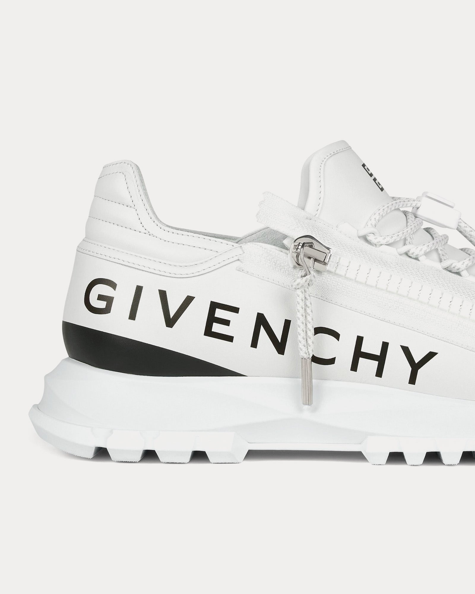 Givenchy Spectre Runner Leather With Zip White Low Top Sneakers - 5