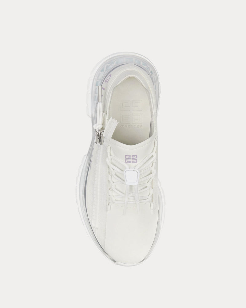 Givenchy Spectre Runner Leather With Zip White / Soft Lilac Low Top Sneakers - 2