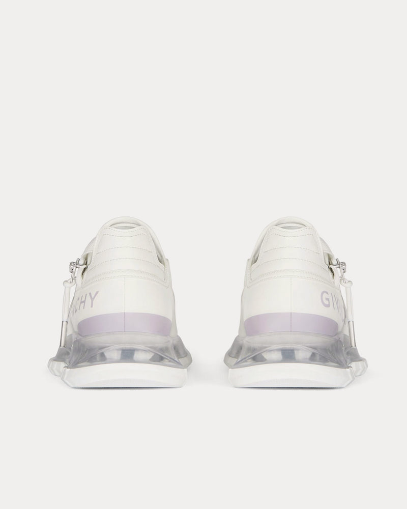 Givenchy Spectre Runner Leather With Zip White / Soft Lilac Low Top Sneakers - 3