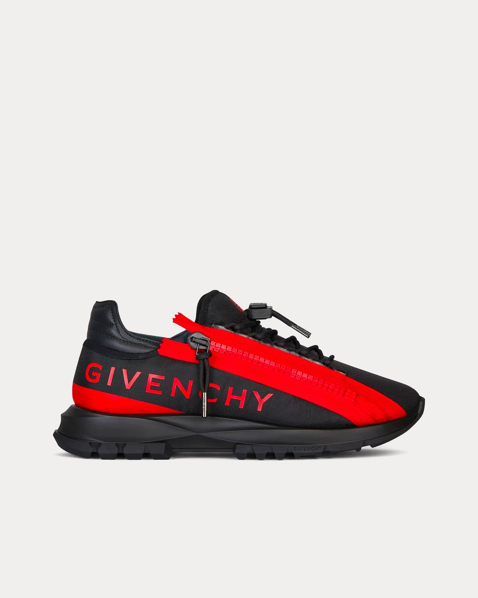 Givenchy Spectre Runner Synthetic Fiber With Zip Black / Red Low 