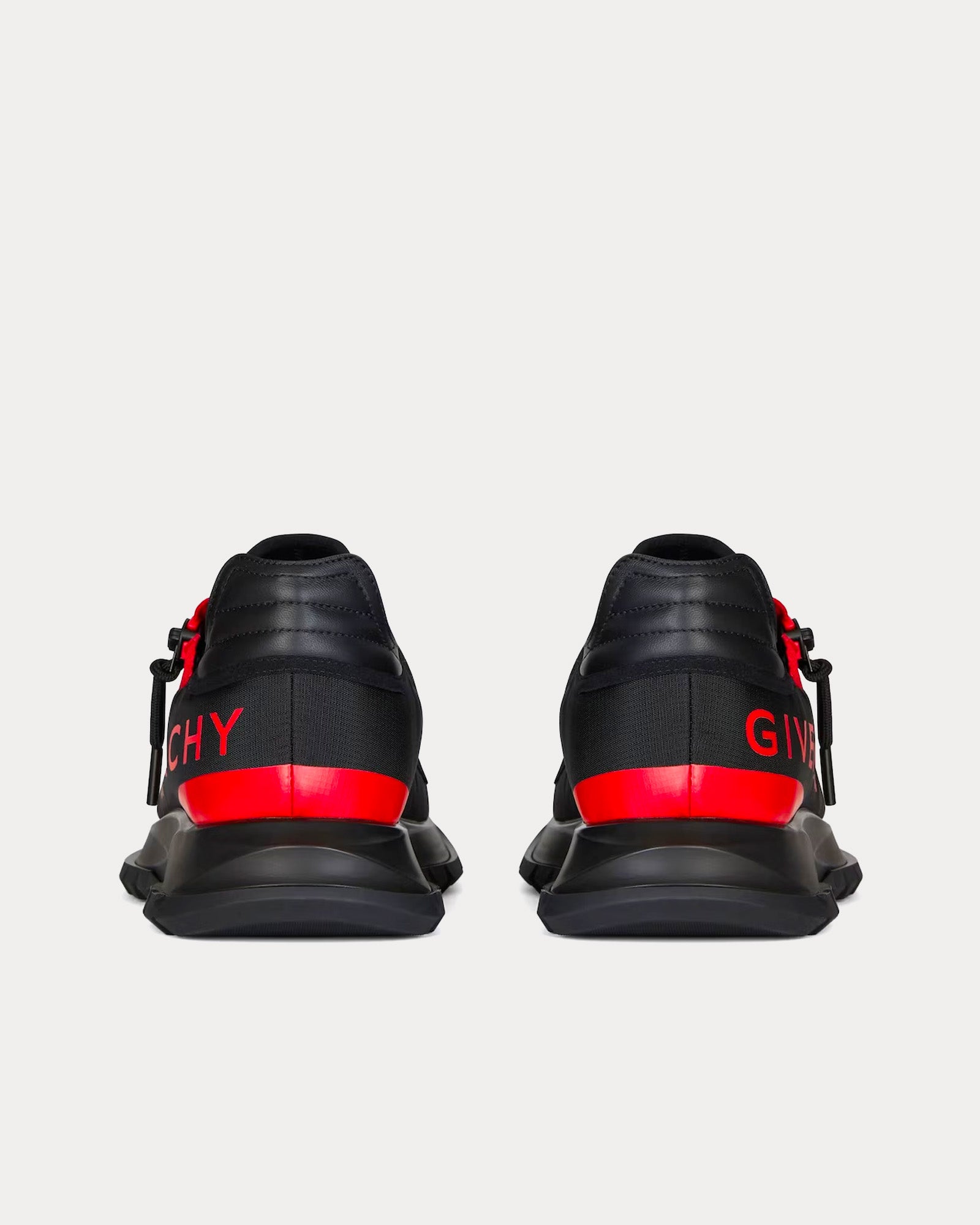 Givenchy Spectre Runner Synthetic Fiber  With Zip Black / Red Low Top Sneakers - 4