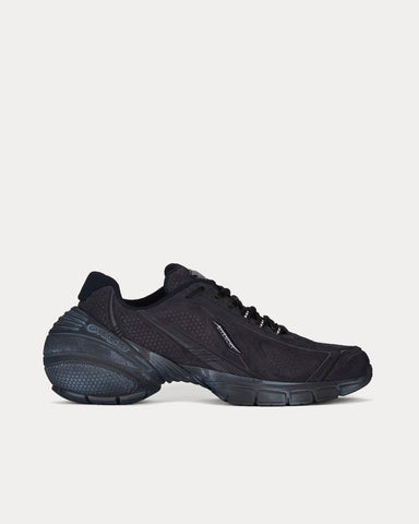 Givenchy TK-MX Runner Suede with Used-Effect Black Low Top Sneakers