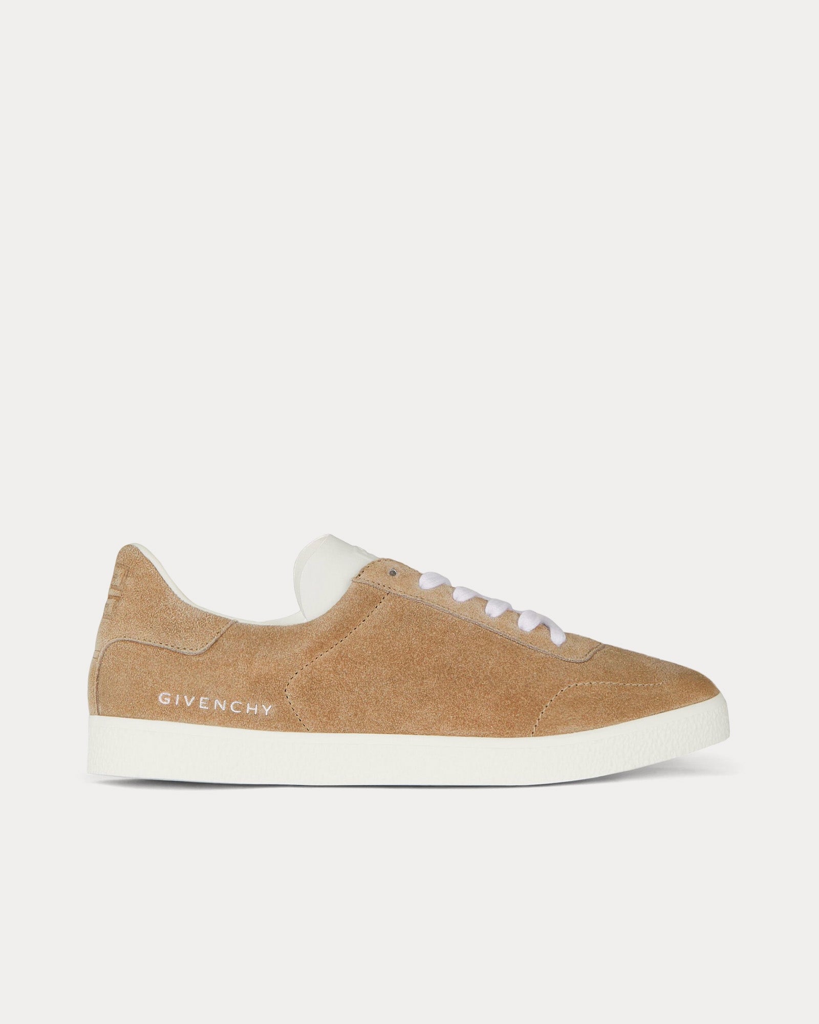 Givenchy Town Suede Natural Beige Low Top Sneakers - 1