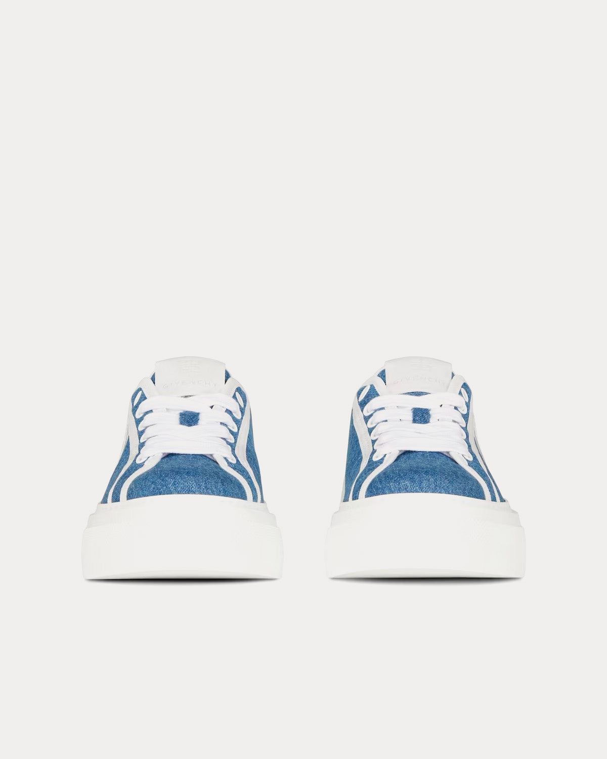 Givenchy City Platform Denim Medium Blue Low Top Sneakers - 3