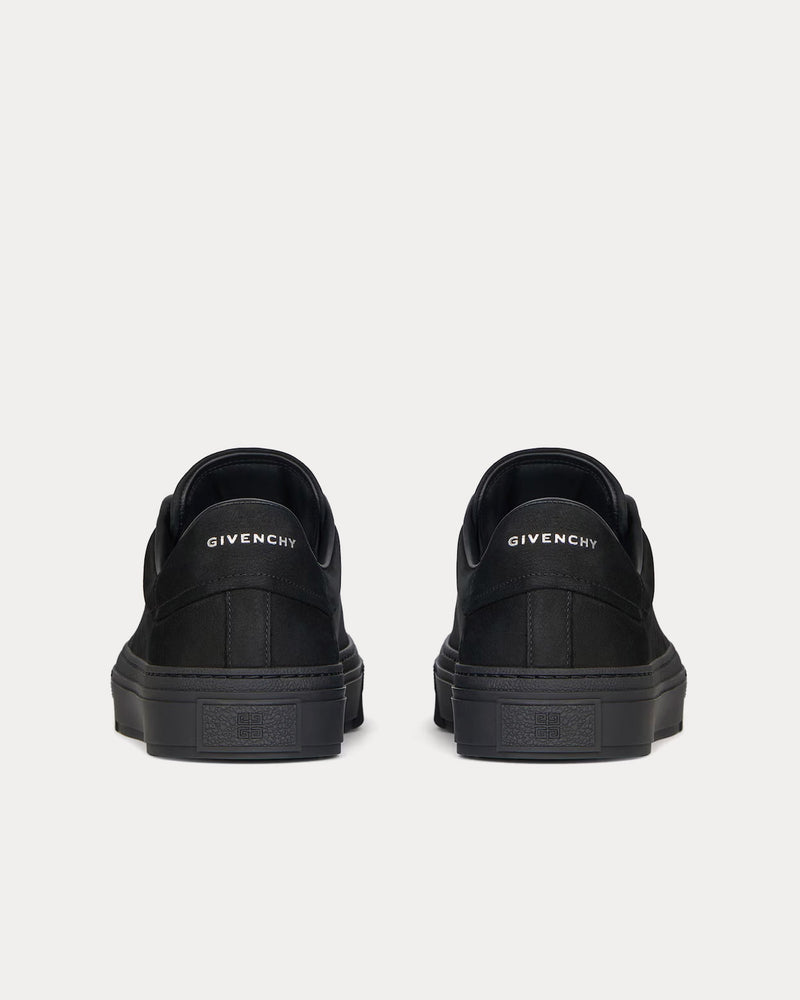 Givenchy City Sport Nubuck Black Low Top Sneakers - 3