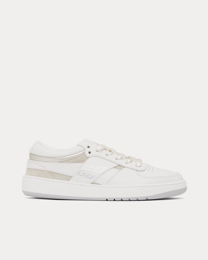 Givenchy G Move Leather White / Beige Low Top Sneakers - 1