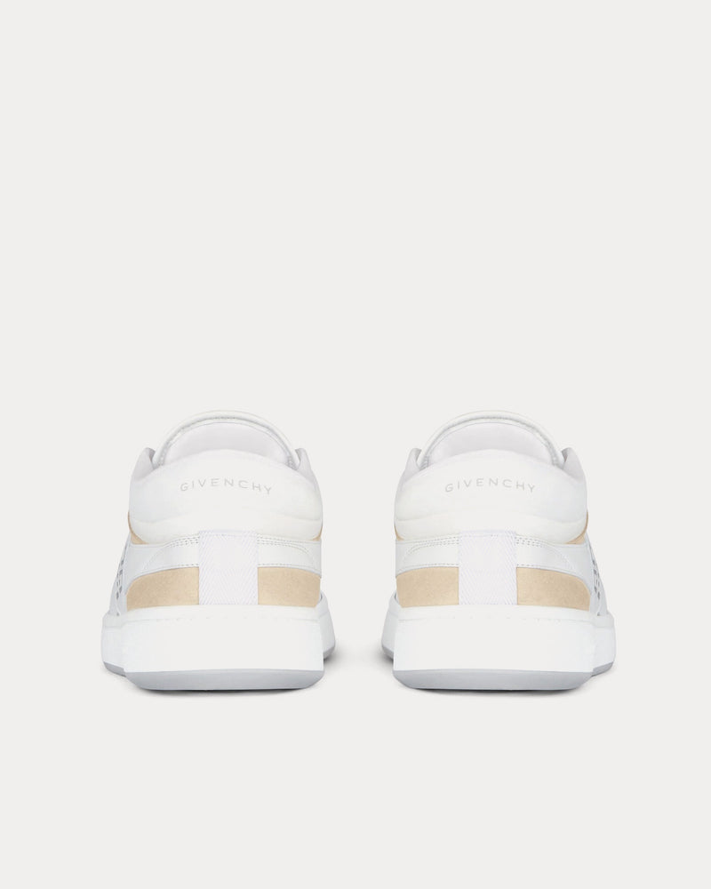 Givenchy G Move Leather White / Beige Low Top Sneakers - 4