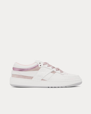 Givenchy G Move Leather White / Pink Low Top Sneakers