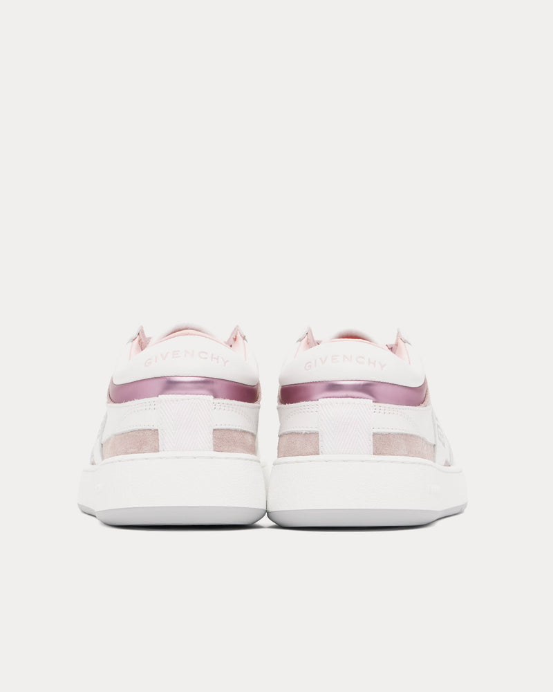 Givenchy G Move Leather White / Pink Low Top Sneakers - 4