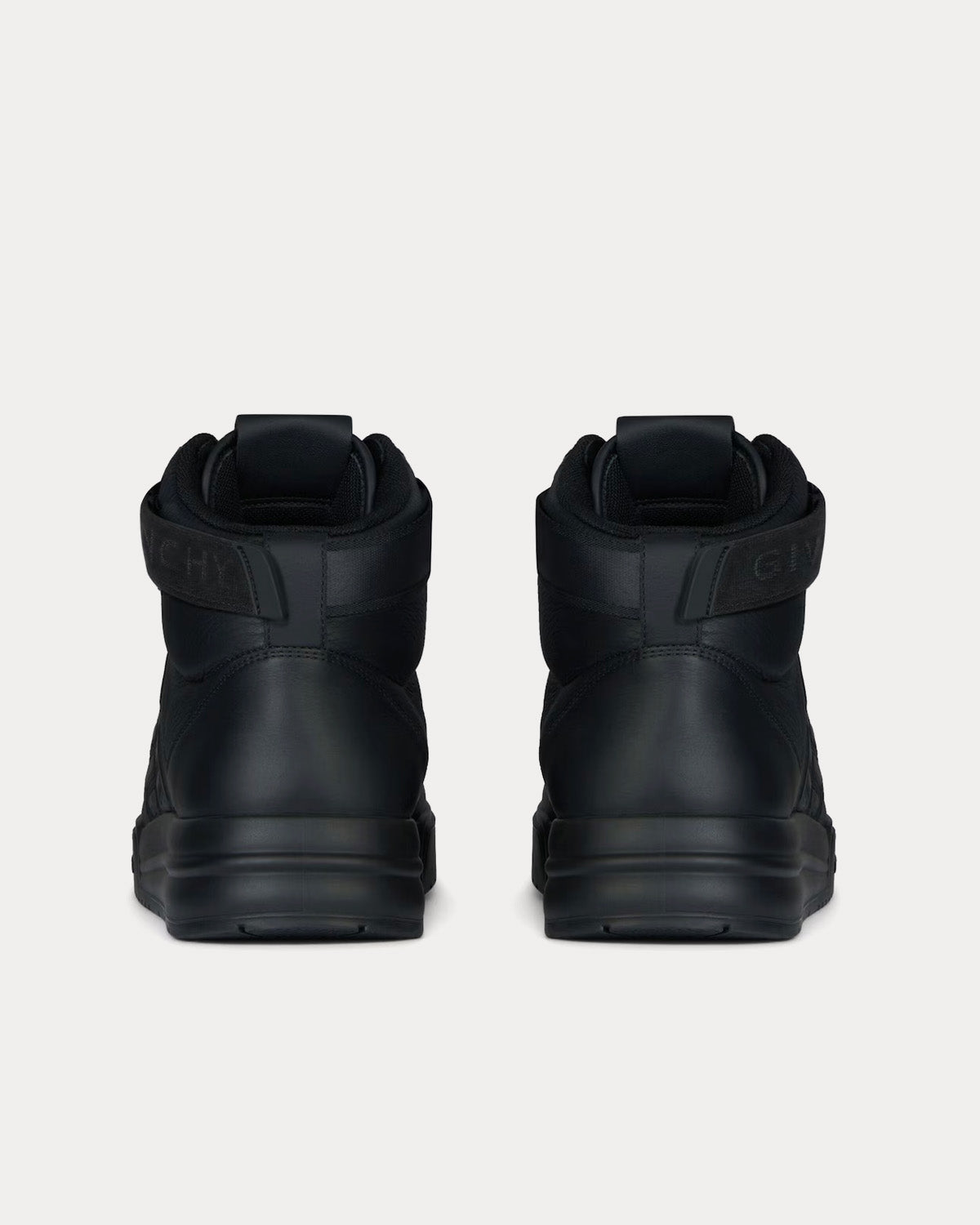 Givenchy G4 Leather Black / Black High Top Sneakers - 4