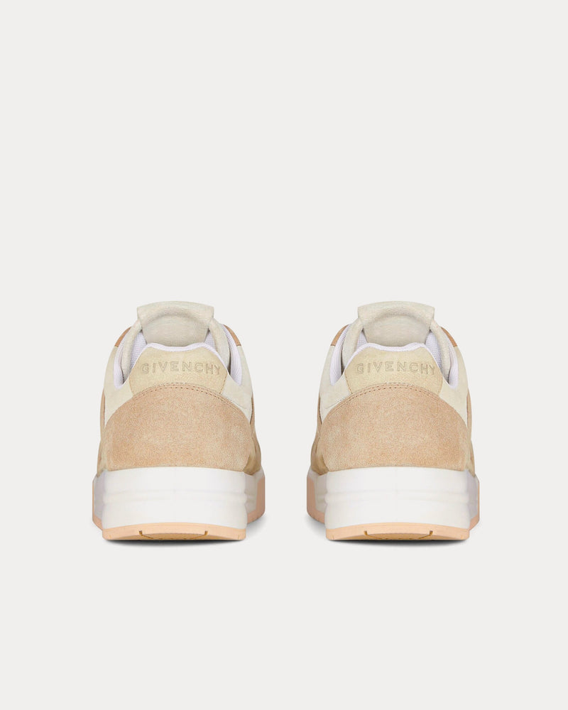 Givenchy G4 Suede Beige / White Low Top Sneakers - 3