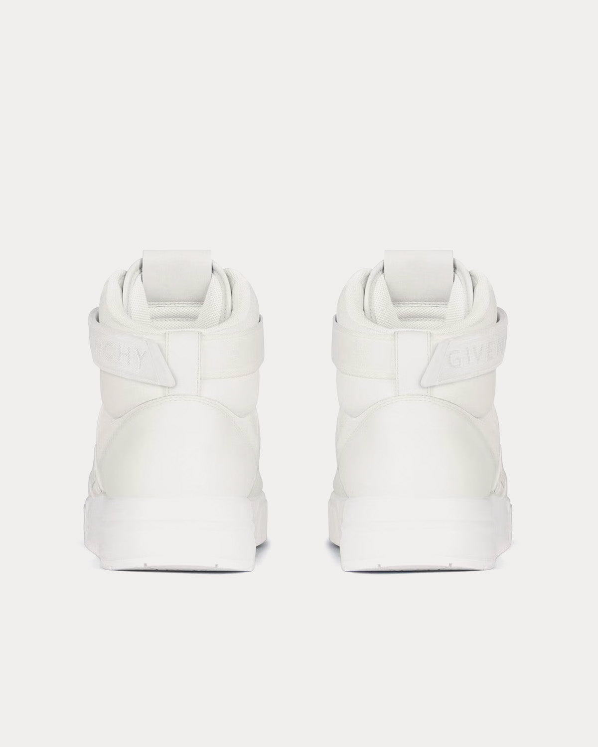 Givenchy G4 Leather White / White High Top Sneakers - 4