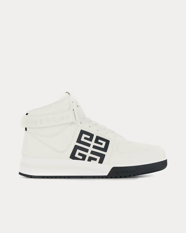 Givenchy G4 Leather White / Black High Top Sneakers