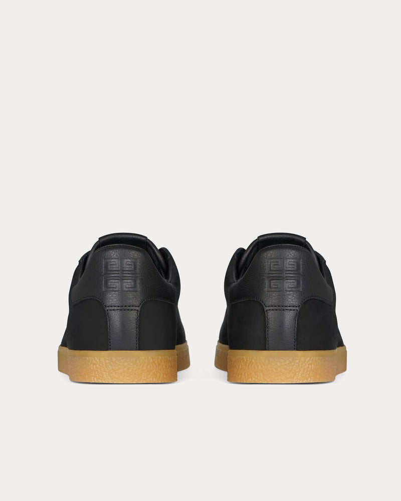 Givenchy Town Nubuck & Leather Black Low Top Sneakers - 3