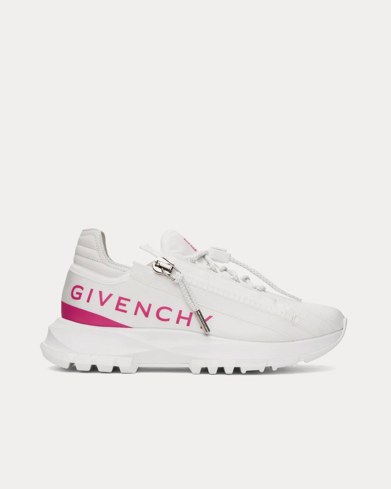 Givenchy Spectre Runner Leather With Zip White / Pink Low Top Sneakers - 1