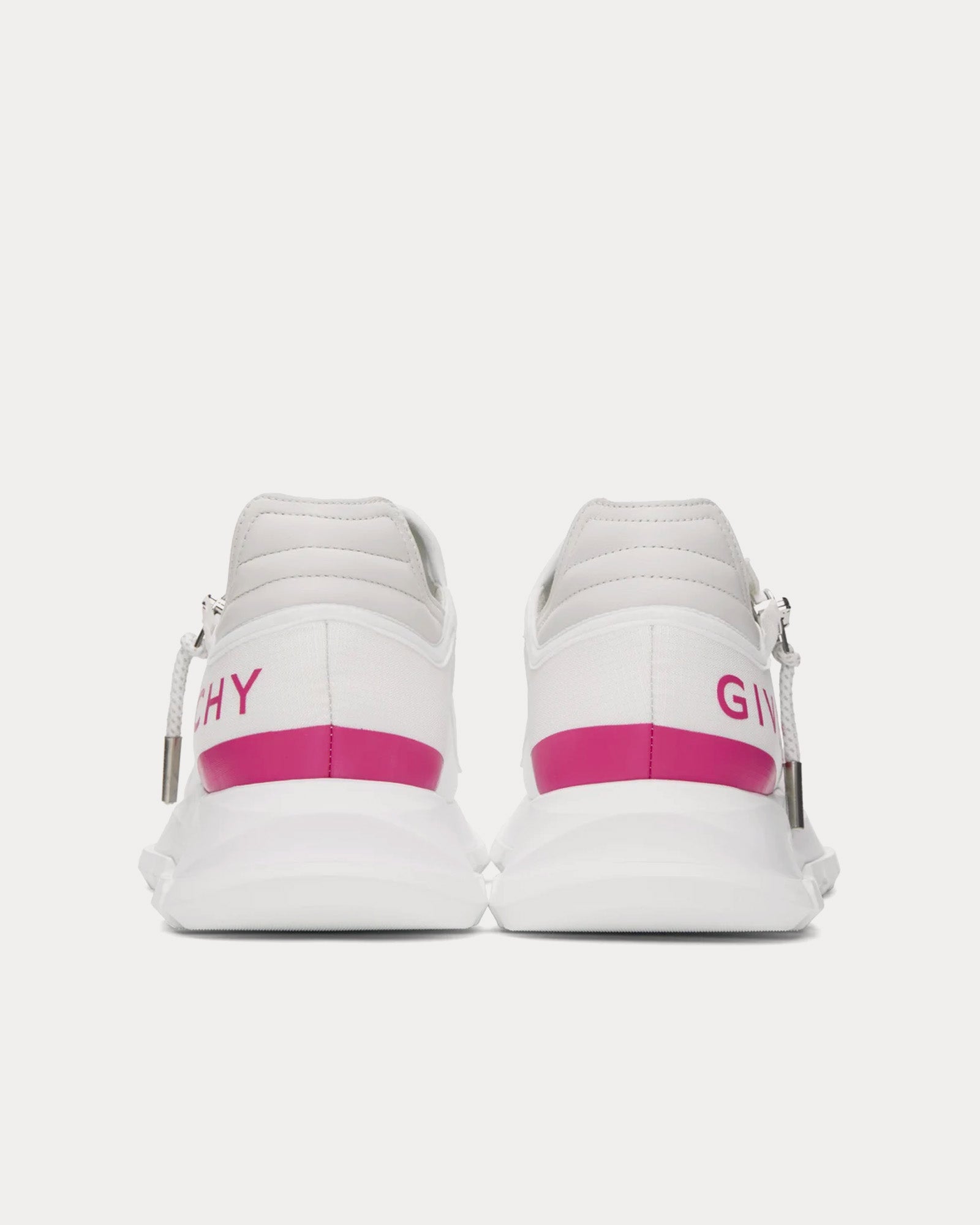 Givenchy Spectre Runner Leather With Zip White / Pink Low Top Sneakers - 3