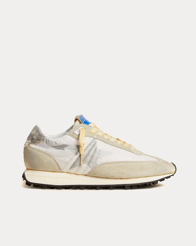 Golden Goose Marathon Nylon & Star White / Silver Low Top Sneakers