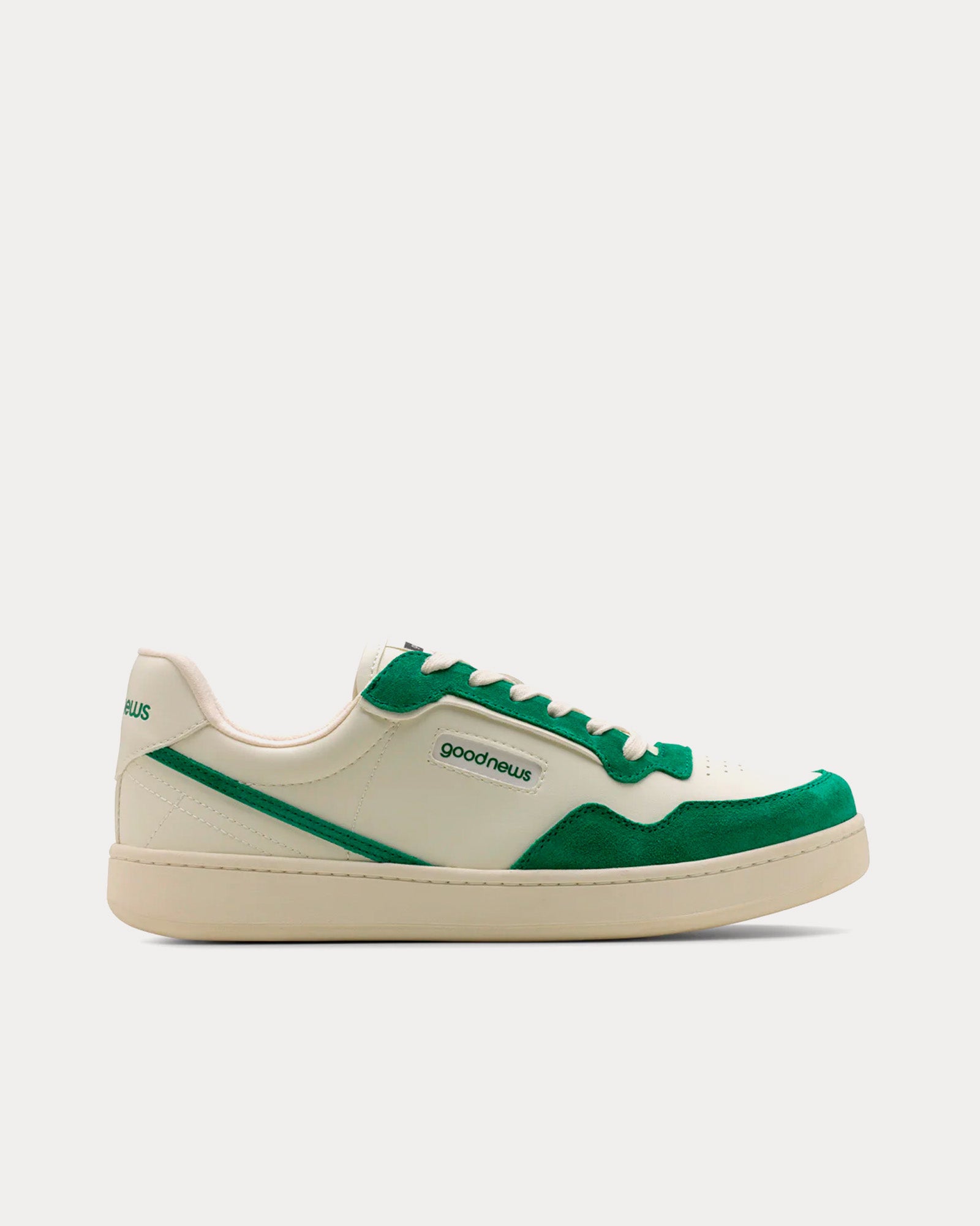 Good News Mack White / Green Low Top Sneakers - 1