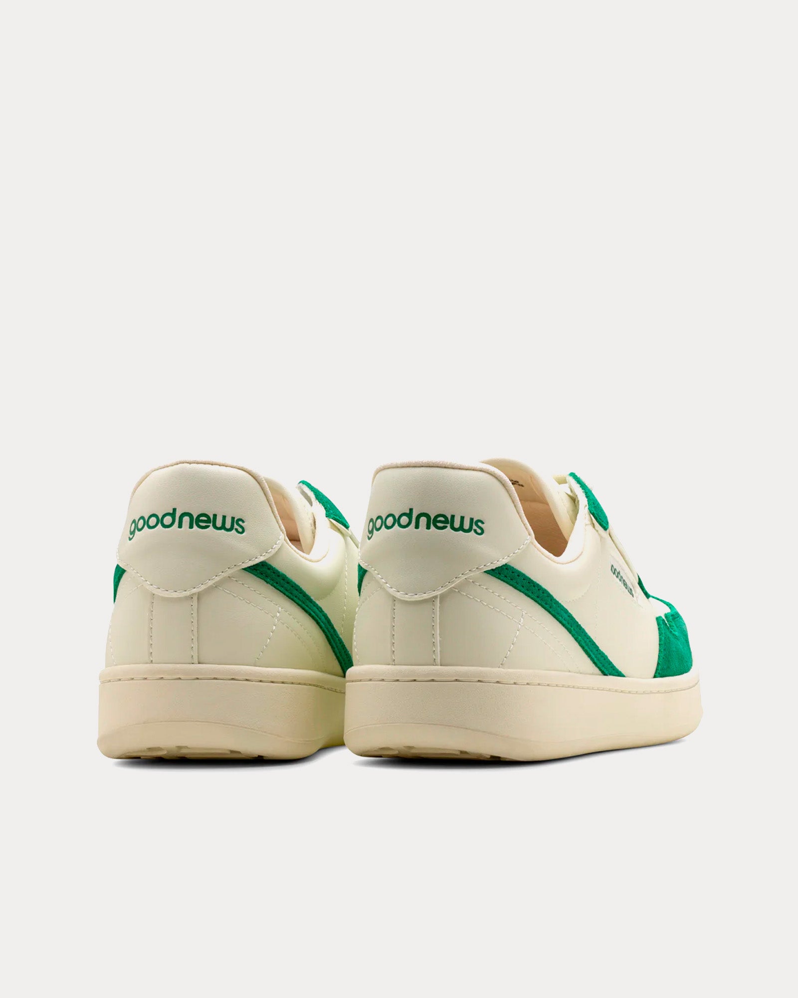 Good News Mack White / Green Low Top Sneakers - 3