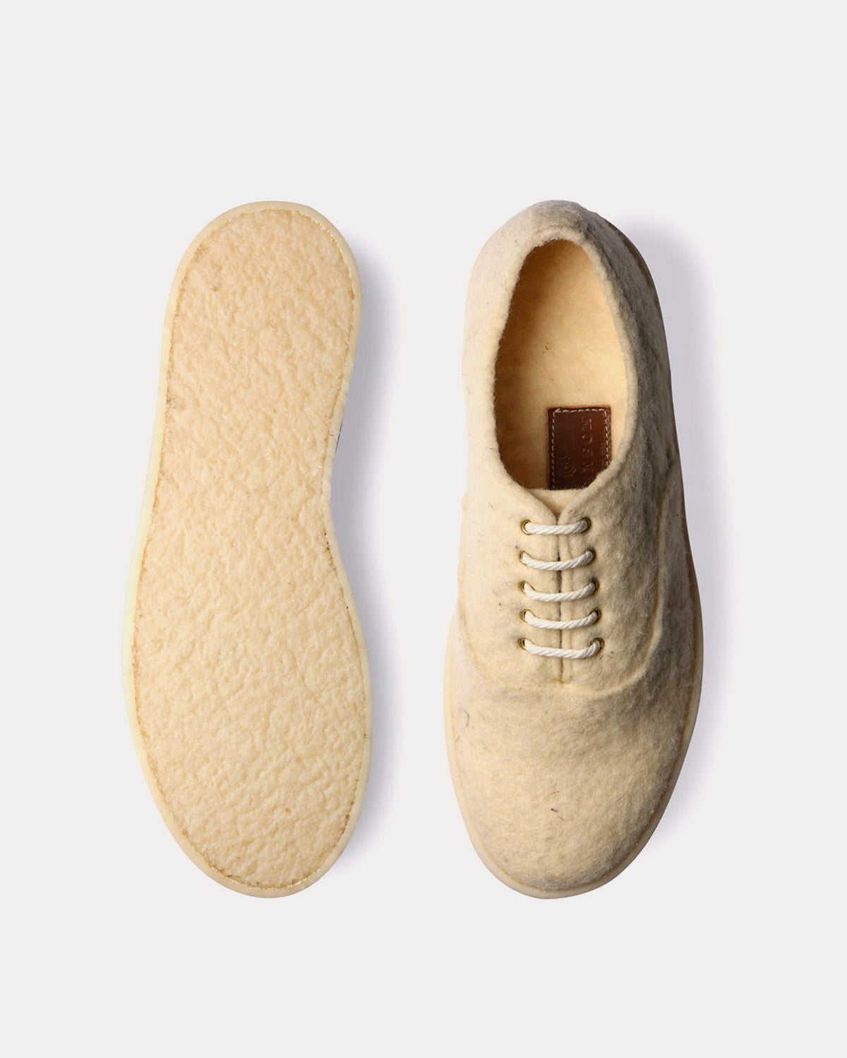 Grenson M.I.E Cloudwool Natural Low Top Sneakers - 2